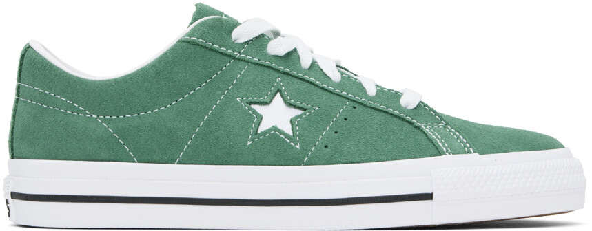 Зеленые кроссовки CONS One Star Pro Converse, Admiral elm/White/Black
Зеленые кроссовки CONS One Star Pro Converse, Admiral elm/White/Black