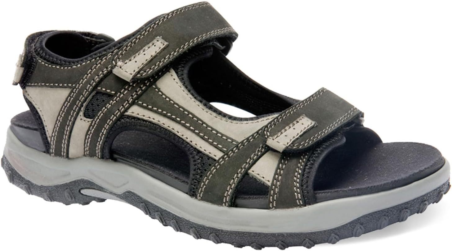 Мужские спортивные сандалии с открытым носком Drew Shoe Warren из кожи, черный/серый
Мужские спортивные сандалии с открытым носком Drew Shoe Warren из кожи, черный/серый