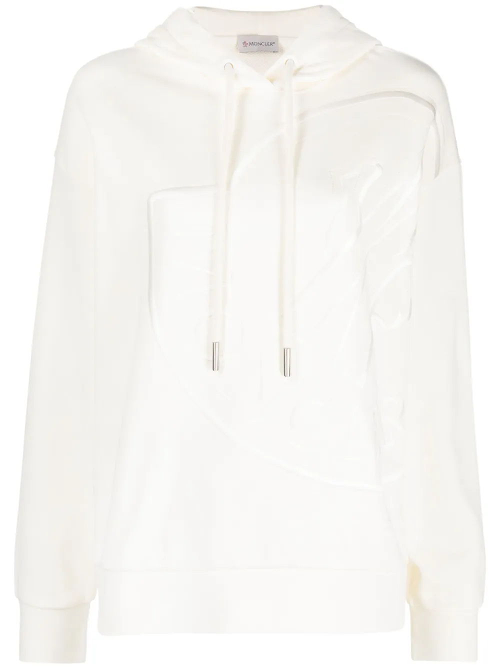 Худи с вышитым логотипом MONCLER, белый
Худи с вышитым логотипом MONCLER, белый