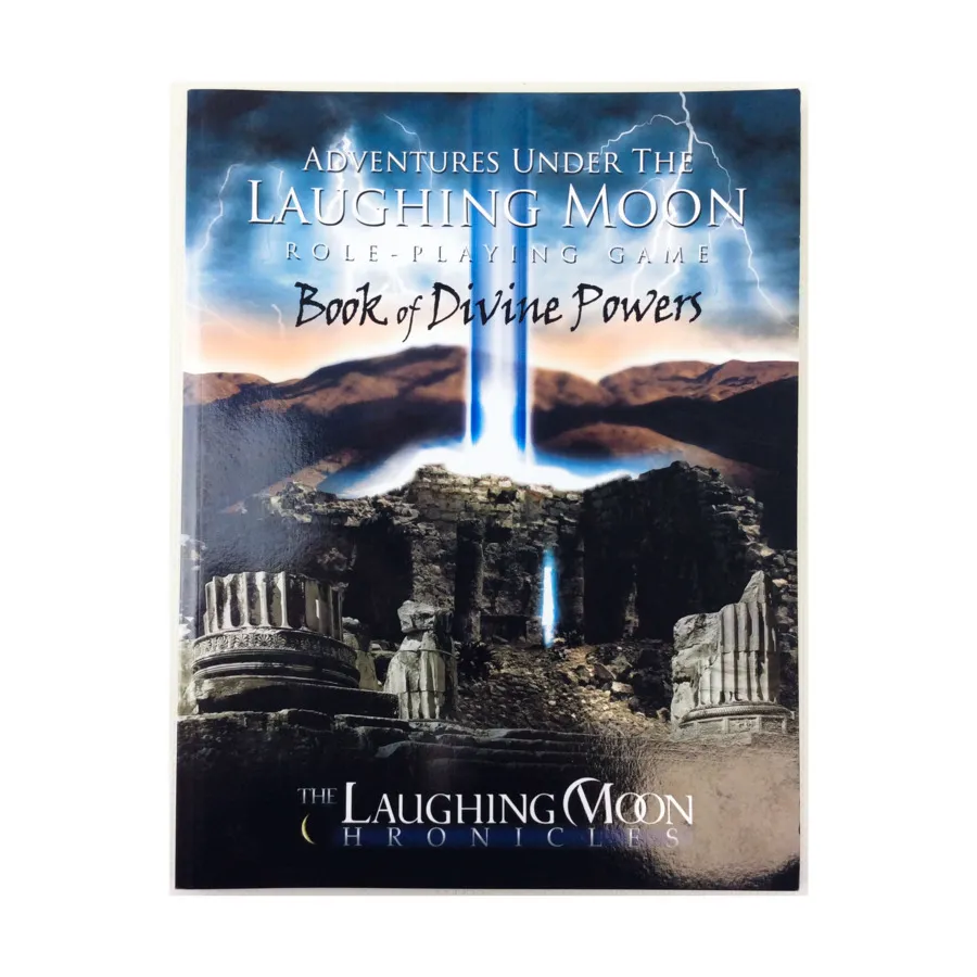 Book of Divine Powers, Laughing Moon RPG (Laughing Moon Productions), мягкая обложка
Book of Divine Powers, Laughing Moon RPG (Laughing Moon Productions), мягкая обложка