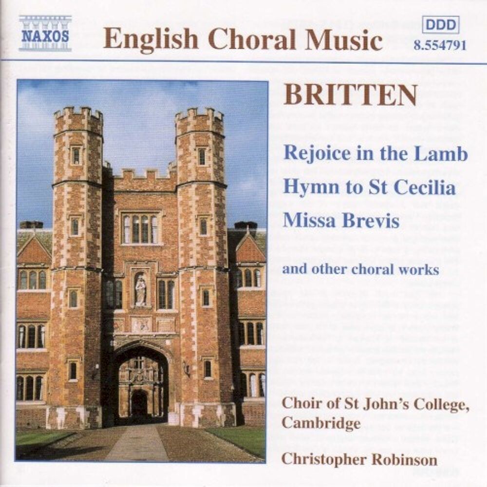 Диск CD English Choral Music - Benjamin Britten
Диск CD English Choral Music - Benjamin Britten