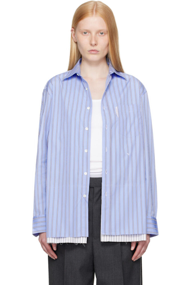 Синее мини-платье-рубашка HommeGirls
Синее мини-платье-рубашка HommeGirls