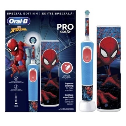 Pro Kids Spiderman электрическая зубная щетка для детей 3+ Oral-B
Pro Kids Spiderman электрическая зубная щетка для детей 3+ Oral-B