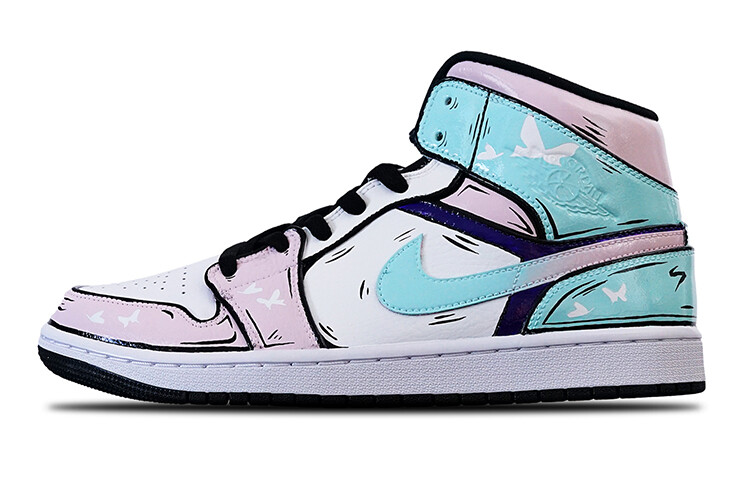 Кроссовки Air JORDAN 1 Vintage Basketball Shoes Women's High-Top Blue Pink/White
Кроссовки Air JORDAN 1 Vintage Basketball Shoes Women's High-Top Blue Pink/White