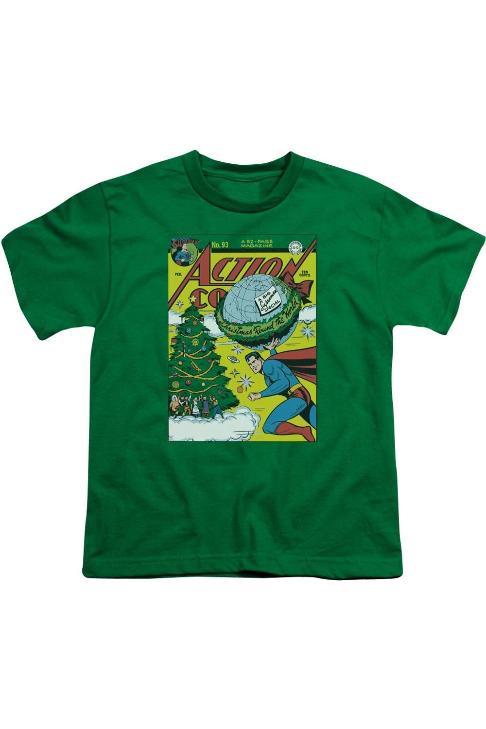Футболка DC Comics Cover No. 93 с коротким рукавом для детей Gildan, зеленый
Футболка DC Comics Cover No. 93 с коротким рукавом для детей Gildan, зеленый
