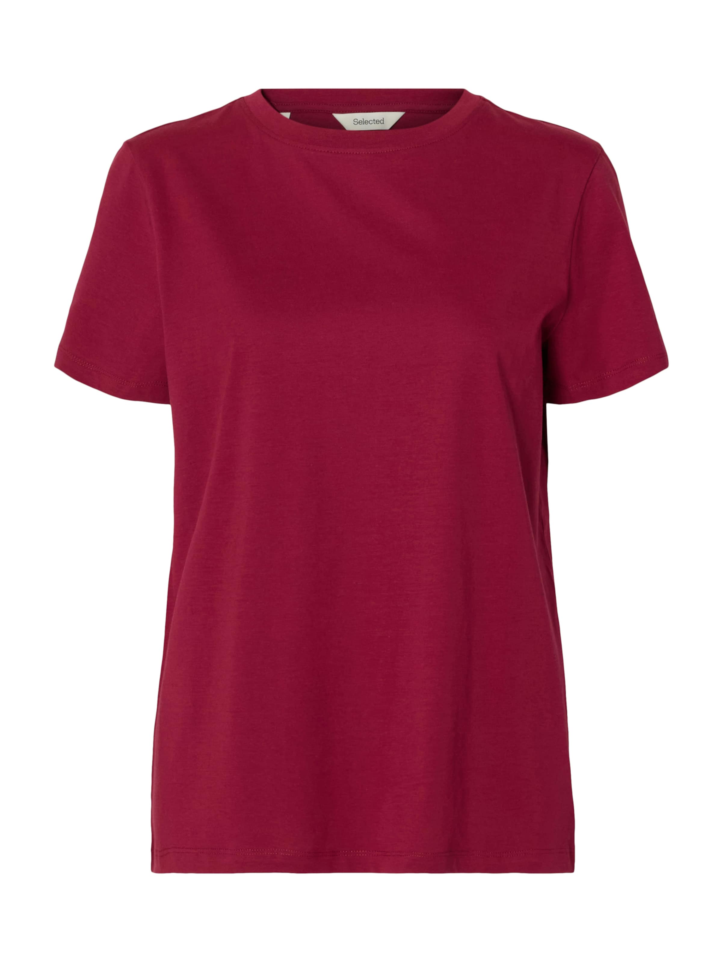 SELECTED Футболка 'SLFMYESSENTIAL' в цвете Berry
SELECTED Футболка 'SLFMYESSENTIAL' в цвете Berry