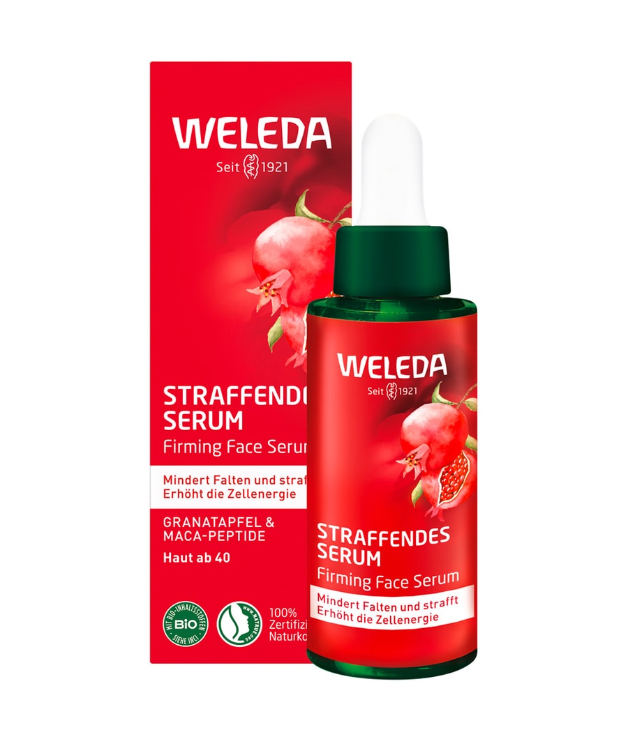 Сыворотка для лица Weleda Granatapfel & Maca-Peptide Straffendes Serum, 30 ml
Сыворотка для лица Weleda Granatapfel & Maca-Peptide Straffendes Serum, 30 ml