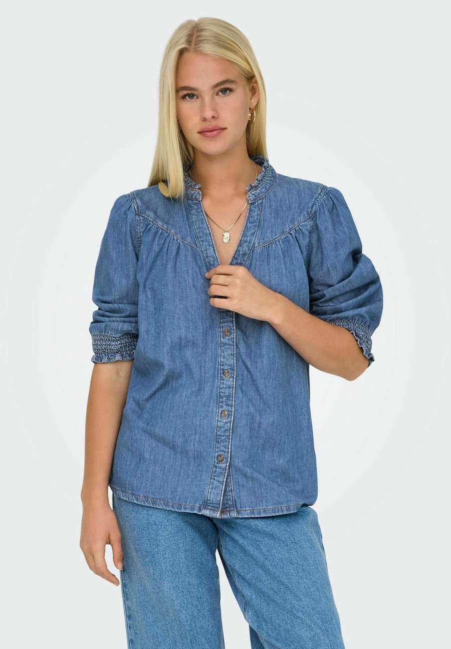 Блуза ONLY Button-down blouse, Medium Blue Denim/Blue Denim
Блуза ONLY Button-down blouse, Medium Blue Denim/Blue Denim
