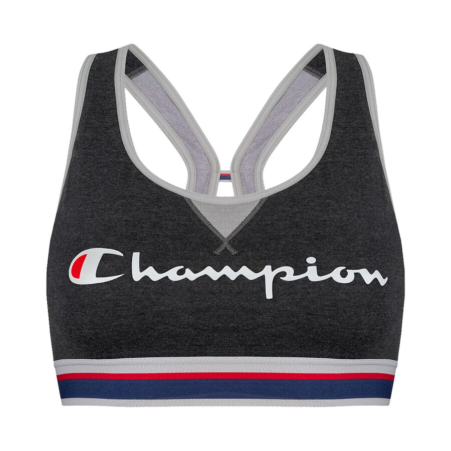Спортивный бюстгальтер без косточек Champion Authentic Athletic Apparel, серый
Спортивный бюстгальтер без косточек Champion Authentic Athletic Apparel, серый