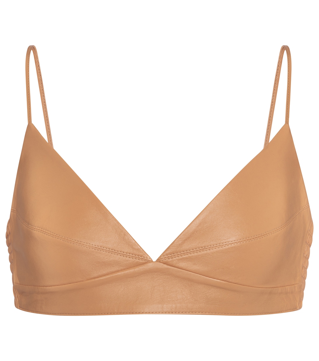 Кожаный бюстгальтер-бралетт Zeynep Arçay, бежевый
Кожаный бюстгальтер-бралетт Zeynep Arçay, бежевый