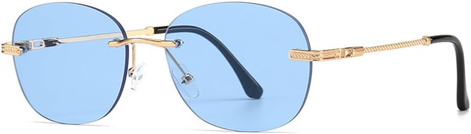 Женские солнцезащитные очки без оправы, круглые, в стиле ретро, с маленькой металлической оправой, для путешествий, уличной фотосъемки, с защитой от УФ-излучения UV400 HCPIHF, 5
Женские солнцезащитные очки без оправы, круглые, в стиле ретро, с маленькой металлической оправой, для путешествий, уличной фотосъемки, с защитой от УФ-излучения UV400 HCPIHF, 5