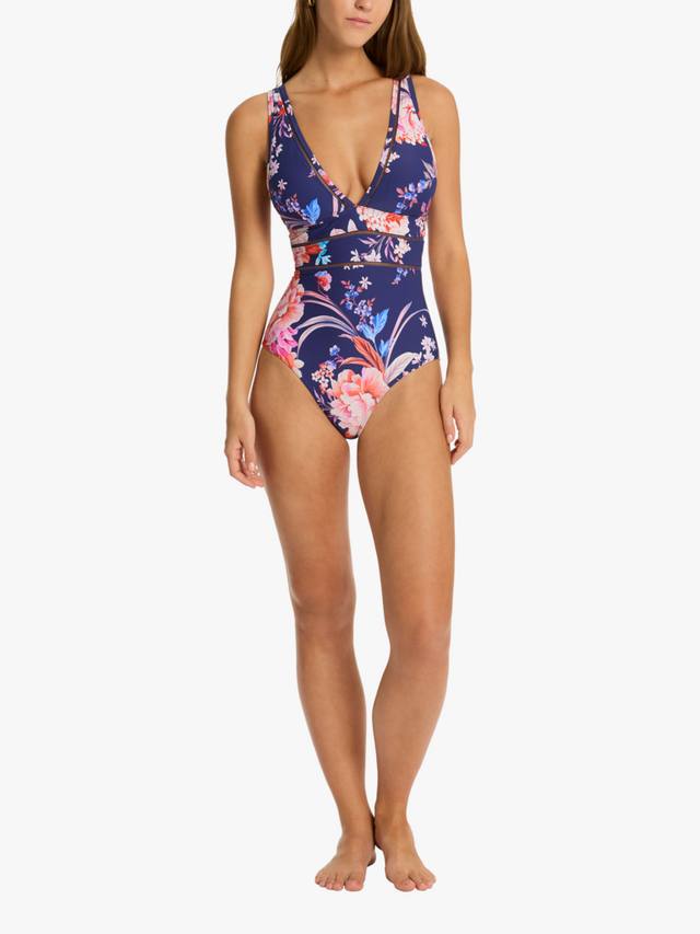 Купальник Indochine с вставками Sea Level, French Navy/Multi
Купальник Indochine с вставками Sea Level, French Navy/Multi