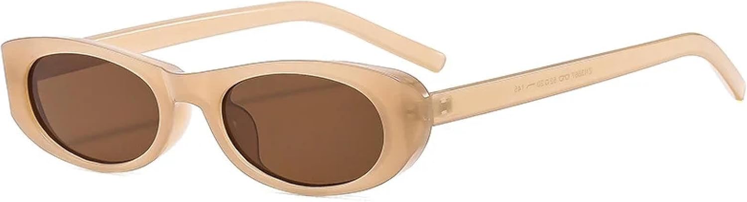 Солнцезащитные очки с защитой от УФ-излучения UV400 | Панк, маленькие, овальные | Для женщин и мужчин, для занятий спортом на открытом воздухе и вождения DSVIGF, Lightbrown-brown
Солнцезащитные очки с защитой от УФ-излучения UV400 | Панк, маленькие, овальные | Для женщин и мужчин, для занятий спортом на открытом воздухе и вождения DSVIGF, Lightbrown-brown