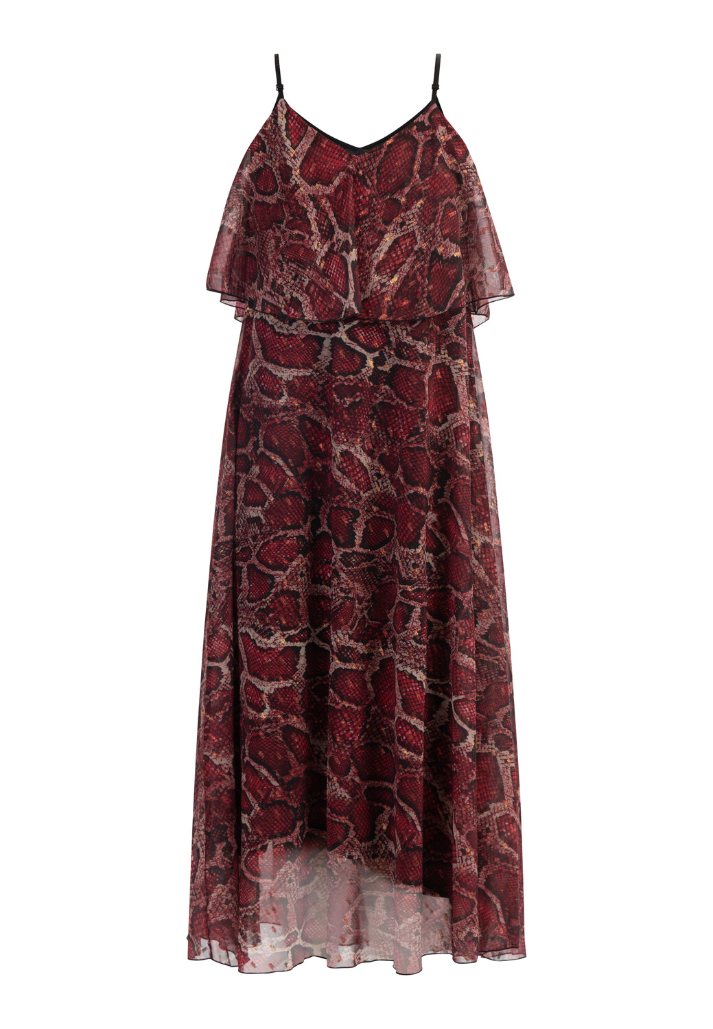 Платье faina Maxi Mit Schlangenprint, красный
Платье faina Maxi Mit Schlangenprint, красный
