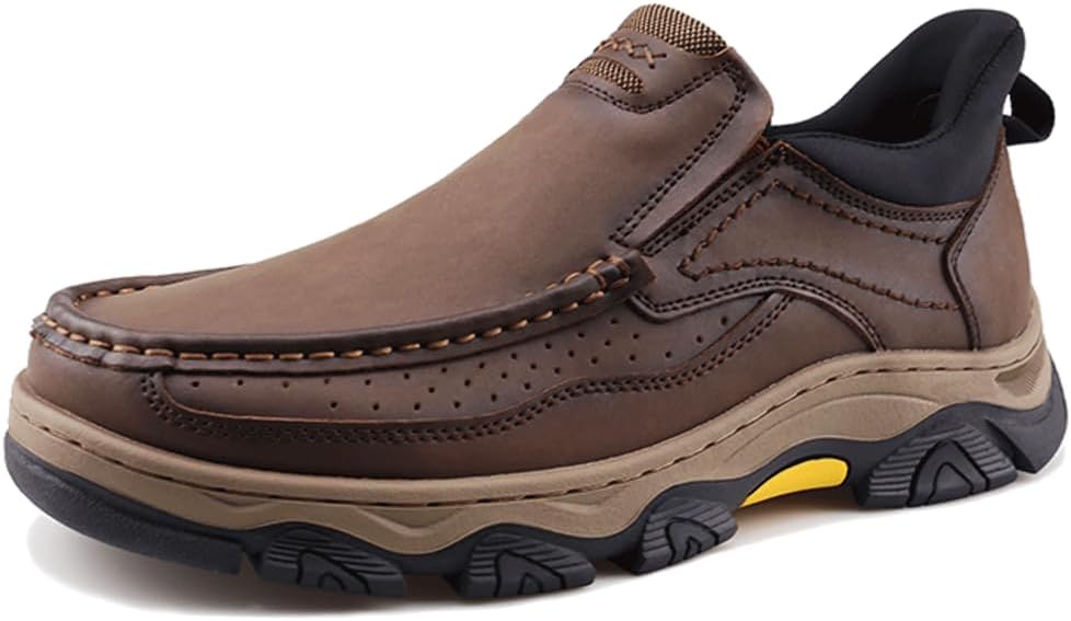 Мужские слипоны YONGJIA без шнурков, кожаные удобные дышащие повседневные туфли, темно-коричневый
Мужские слипоны YONGJIA без шнурков, кожаные удобные дышащие повседневные туфли, темно-коричневый