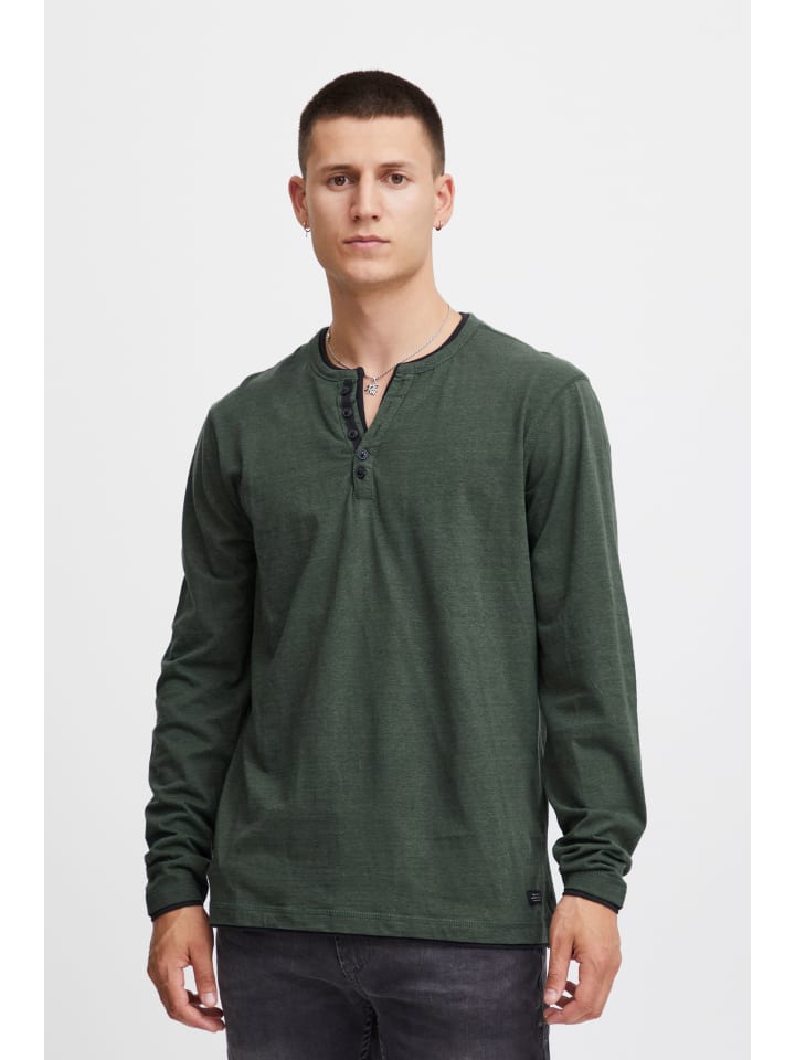 Рубашка с длинным рукавом BLEND, зеленый
Рубашка с длинным рукавом BLEND, зеленый