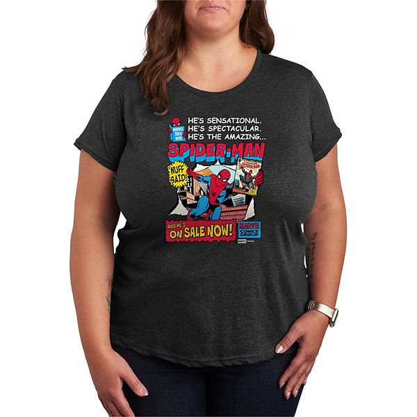Футболка с принтом в стиле ретро-комиксов Spider-Man Plus size Marvel, Heather Charcoal, Черный, Футболка с принтом в стиле ретро-комиксов Spider-Man Plus size Marvel, Heather Charcoal
Футболка с принтом в стиле ретро-комиксов Spider-Man Plus size Marvel, Heather Charcoal, Черный, Футболка с принтом в стиле ретро-комиксов Spider-Man Plus size Marvel, Heather Charcoal