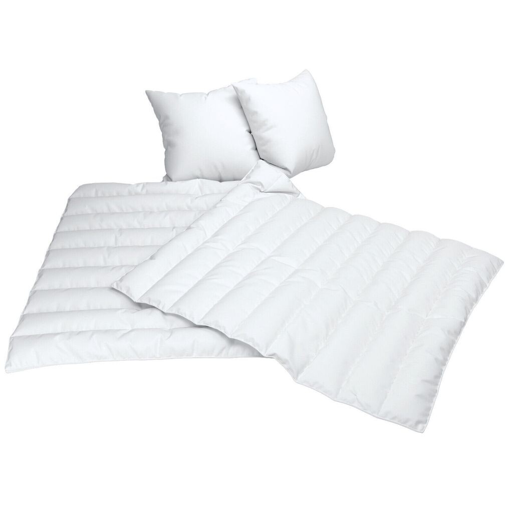 Постельный комплект из микрофибры, 4 предмета JEKATEX - подушки 2x155x220 см 2 всесезонных одеяла и подушки 40x80 см, белый
Постельный комплект из микрофибры, 4 предмета JEKATEX - подушки 2x155x220 см 2 всесезонных одеяла и подушки 40x80 см, белый