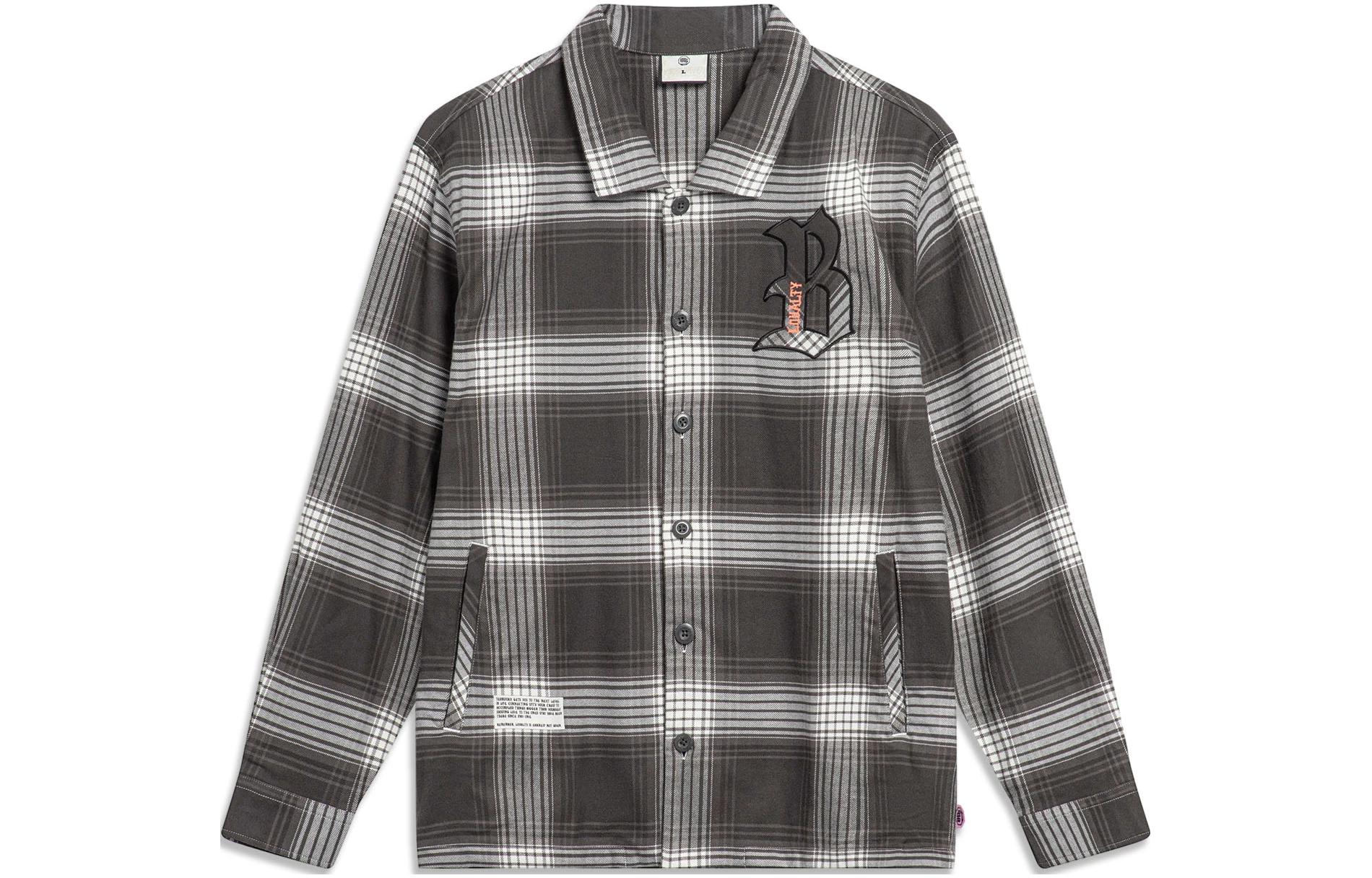 LINING Рубашка Badfive мужская obsidian gray ecru ebony black
LINING Рубашка Badfive мужская obsidian gray ecru ebony black