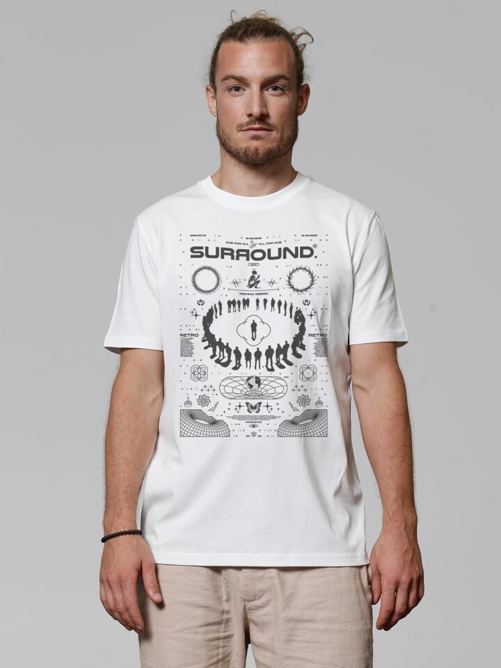 Футболка wat Apparel T-Shirt Surround, белый 
Футболка wat Apparel T-Shirt Surround, белый