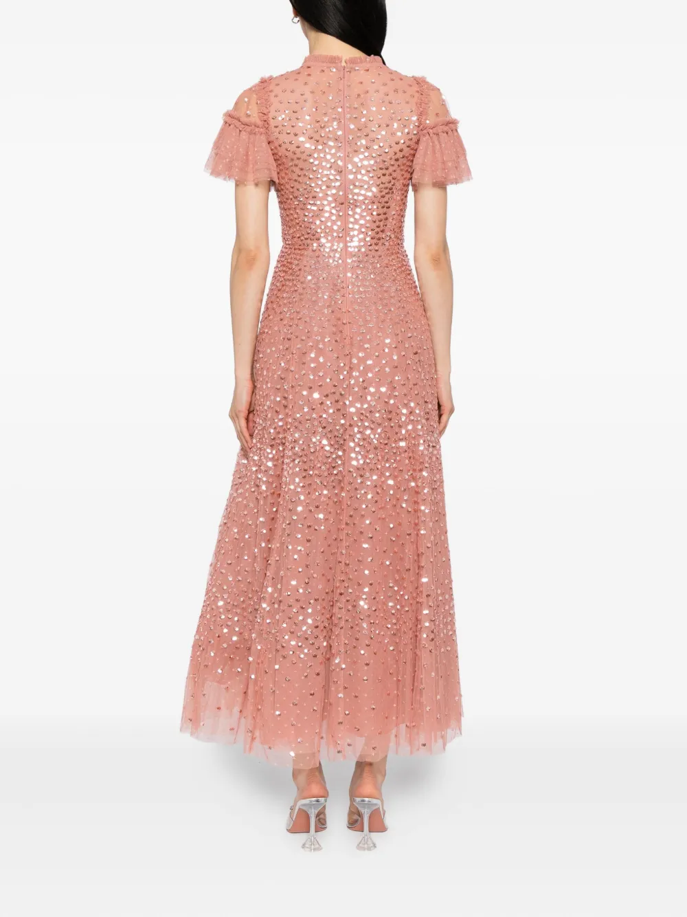 Платье, украшенное пайетками Needle & Thread, розовый
Платье, украшенное пайетками Needle & Thread, розовый