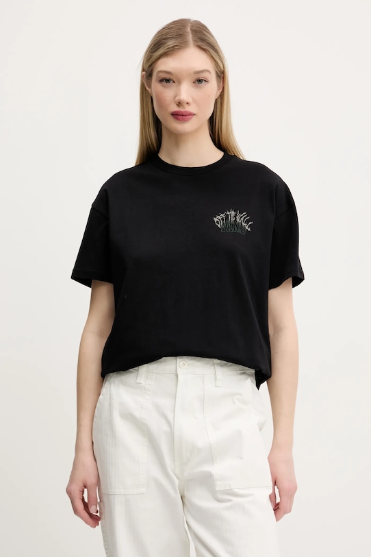 Хлопковая футболка Vans, черный
Хлопковая футболка Vans, черный