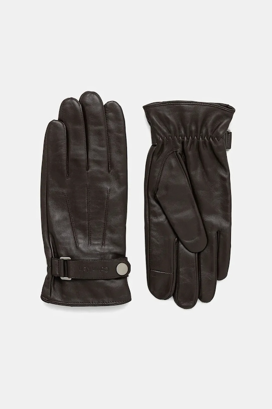 Кожаные перчатки Calvin Klein, коричневый
Кожаные перчатки Calvin Klein, коричневый