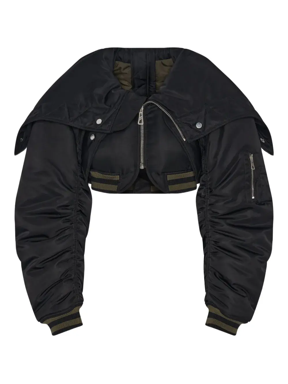 Укороченная куртка на молнии Jean Paul Gaultier, черный
Укороченная куртка на молнии Jean Paul Gaultier, черный