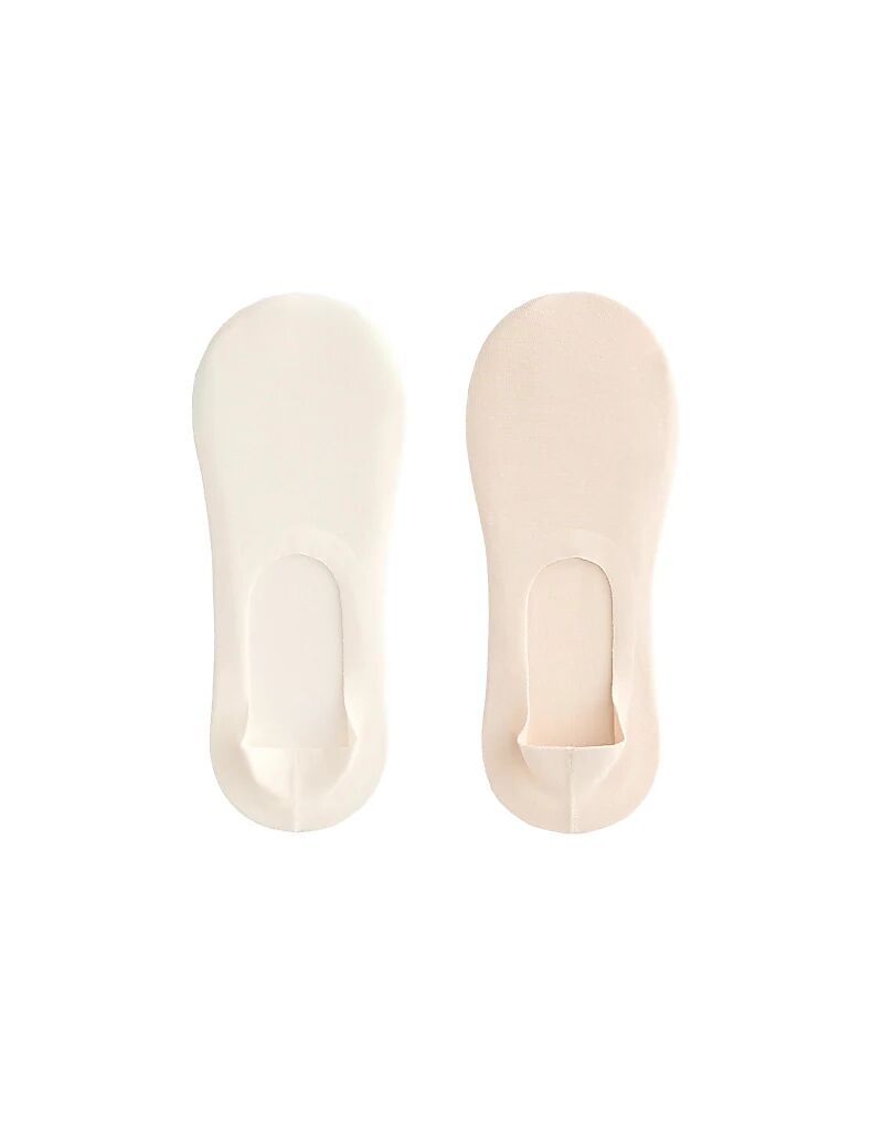 Oysho 2 Пары носков-невидимок из хлопковой смеси с высоким вырезом, нежно-бежевого цвета
Oysho 2 Пары носков-невидимок из хлопковой смеси с высоким вырезом, нежно-бежевого цвета