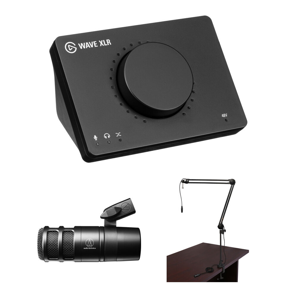 Комплект предусилителя Elgato Wave XLR для потоковой передачи данных и подкастинга
Комплект предусилителя Elgato Wave XLR для потоковой передачи данных и подкастинга