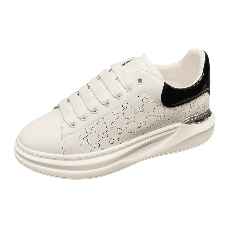 ZUOSAISI Дышащие низкие скейтерские кроссовки для увеличения роста мужские бело-черные, цвет White Black
ZUOSAISI Дышащие низкие скейтерские кроссовки для увеличения роста мужские бело-черные, цвет White Black