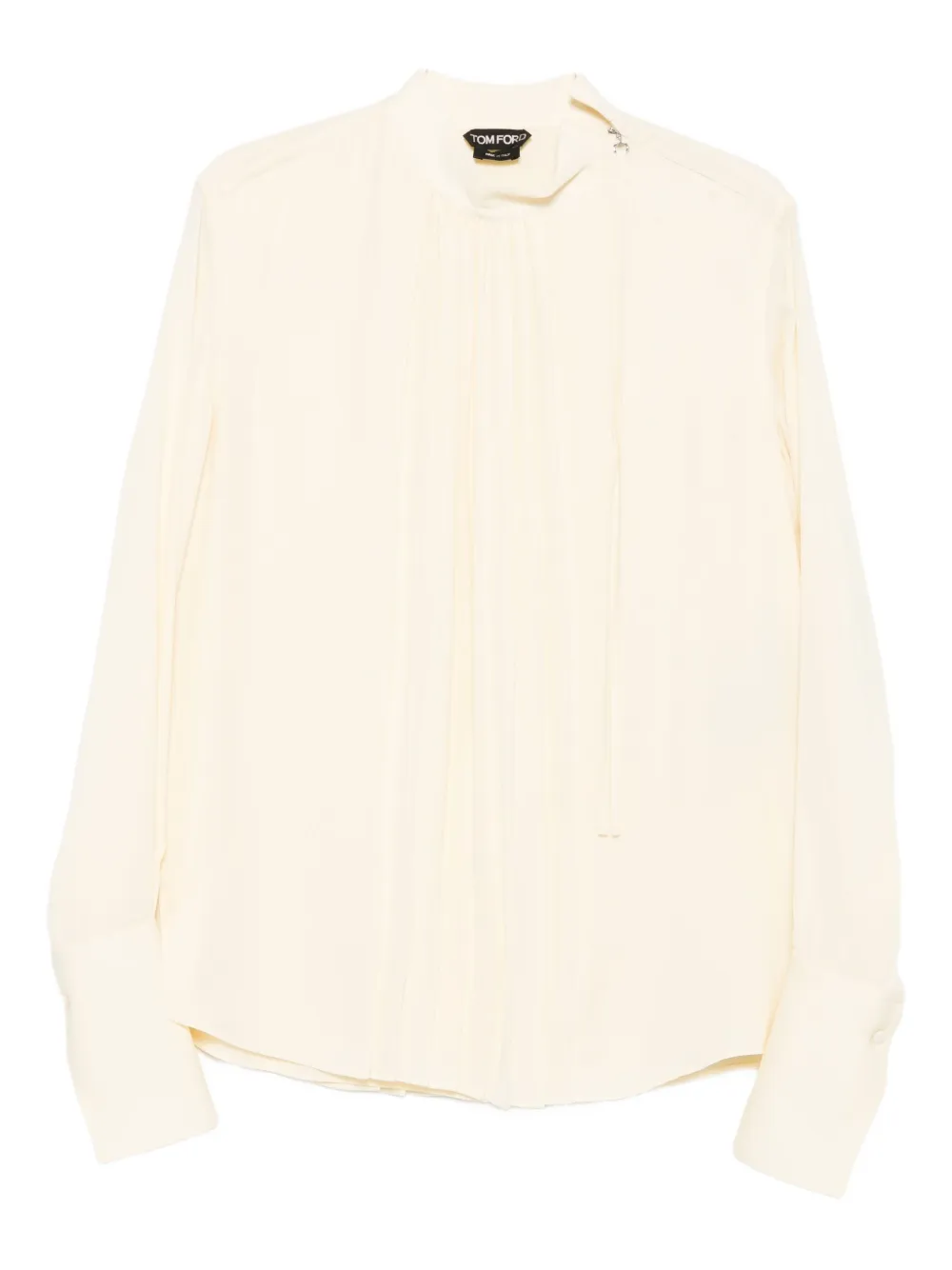 Плиссированный топ с высоким воротом TOM FORD, нейтральный
Плиссированный топ с высоким воротом TOM FORD, нейтральный