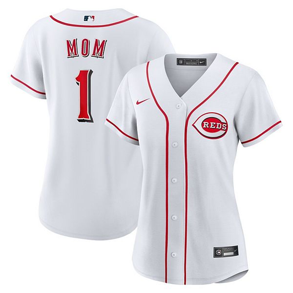 Женская белая бейсболка Cincinnati Reds #1 Mom Home Replica Nike
Женская белая бейсболка Cincinnati Reds #1 Mom Home Replica Nike