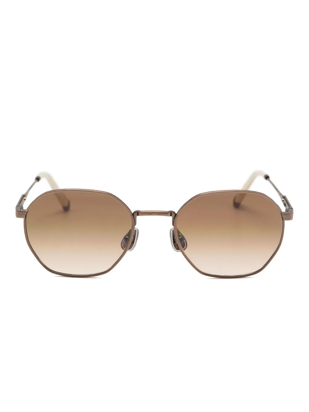 Солнцезащитные очки в круглой оправе Brunello Cucinelli, коричневый 
Солнцезащитные очки в круглой оправе Brunello Cucinelli, коричневый