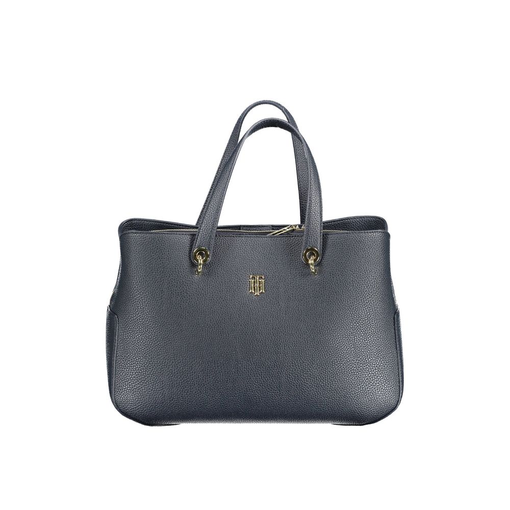 Синяя полиэтиленовая сумка Tommy Hilfiger, синий 
Синяя полиэтиленовая сумка Tommy Hilfiger, синий