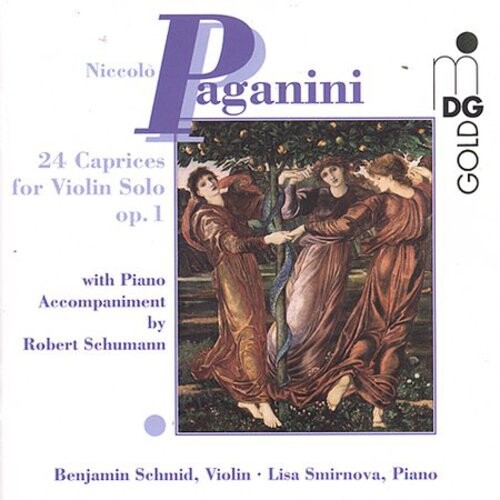 CD диск Paganini / Schmid / Smirnova: 24 Caprices for Violin
CD диск Paganini / Schmid / Smirnova: 24 Caprices for Violin