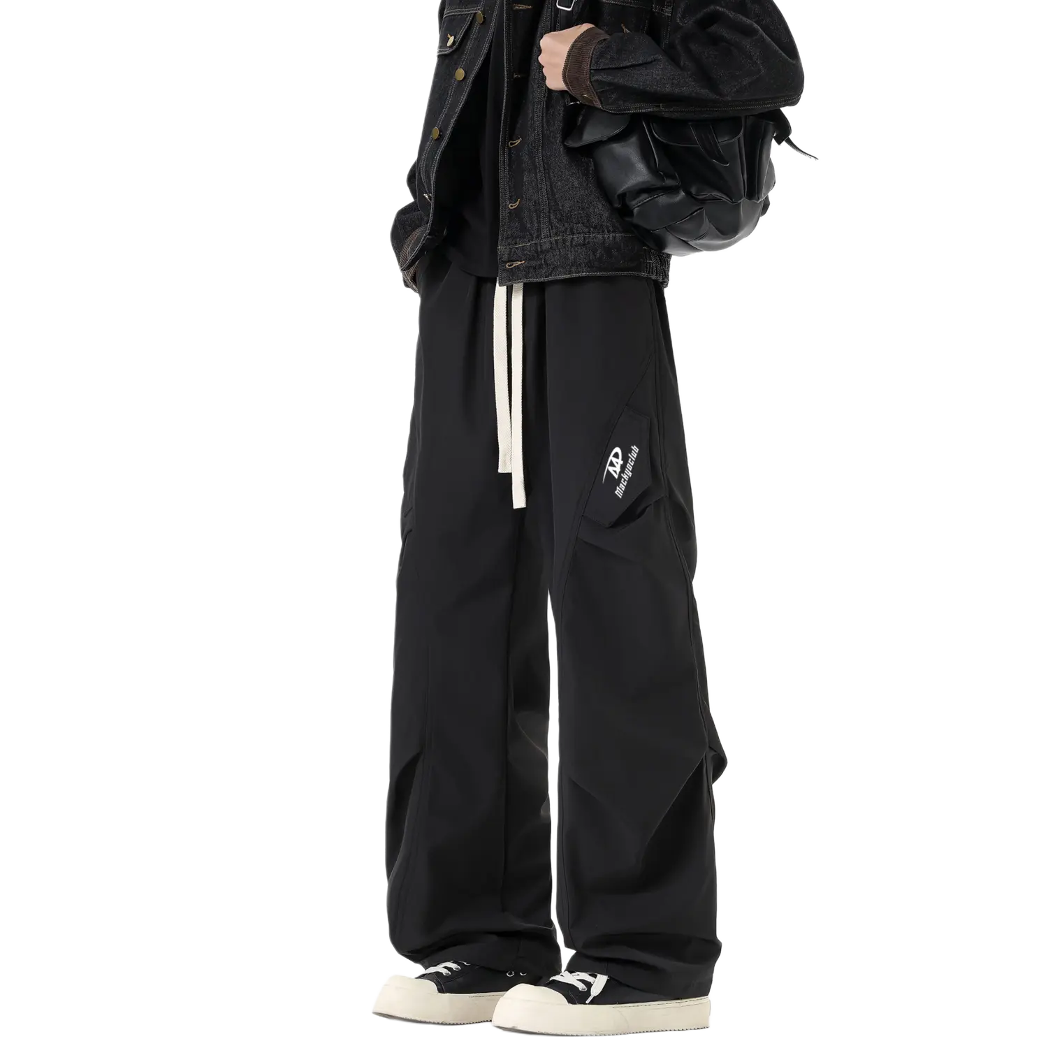 Повседневные брюки унисекс тонкие карго Mackyo, черный fleece-lined
Повседневные брюки унисекс тонкие карго Mackyo, черный fleece-lined