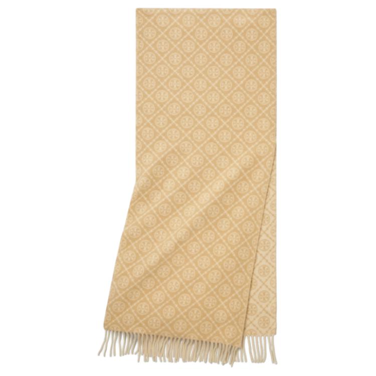 Шерстяной вязаный шарф унисекс кремово-белый TORY BURCH
Шерстяной вязаный шарф унисекс кремово-белый TORY BURCH