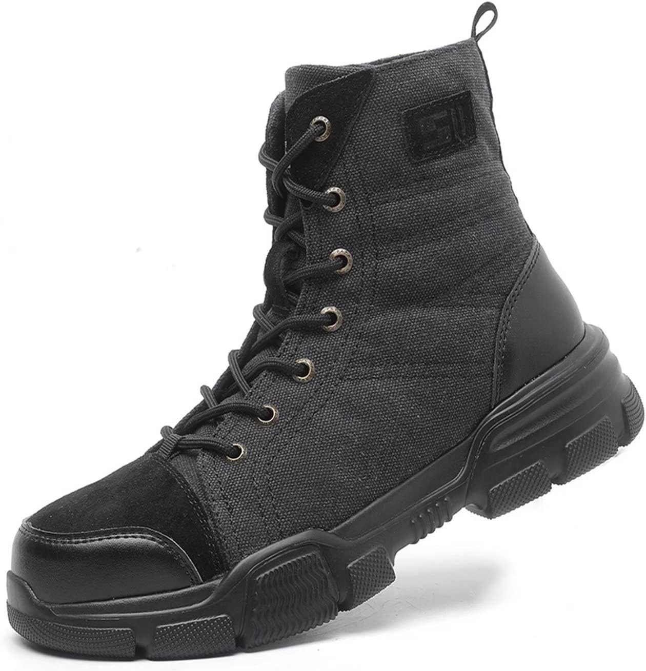 Ботинки с металлическим носком SUADEX для мужчин и женщин, неубиваемые, с противоскользящей подошвой, удобные, защитные ботинки для строительства, черный
Ботинки с металлическим носком SUADEX для мужчин и женщин, неубиваемые, с противоскользящей подошвой, удобные, защитные ботинки для строительства, черный