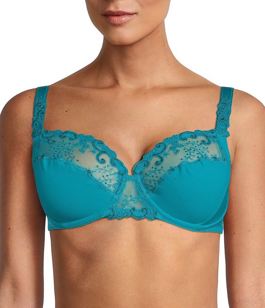 Simone Perele Delice Бюстгальтер на косточках с квадратной спиной и цветочной вышивкой, синий
Simone Perele Delice Бюстгальтер на косточках с квадратной спиной и цветочной вышивкой, синий