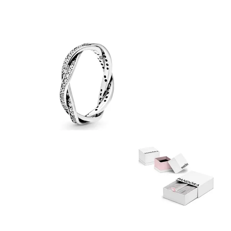 Pandora Кольцо из стерлингового серебра 925 пробы с фианитами
Pandora Кольцо из стерлингового серебра 925 пробы с фианитами