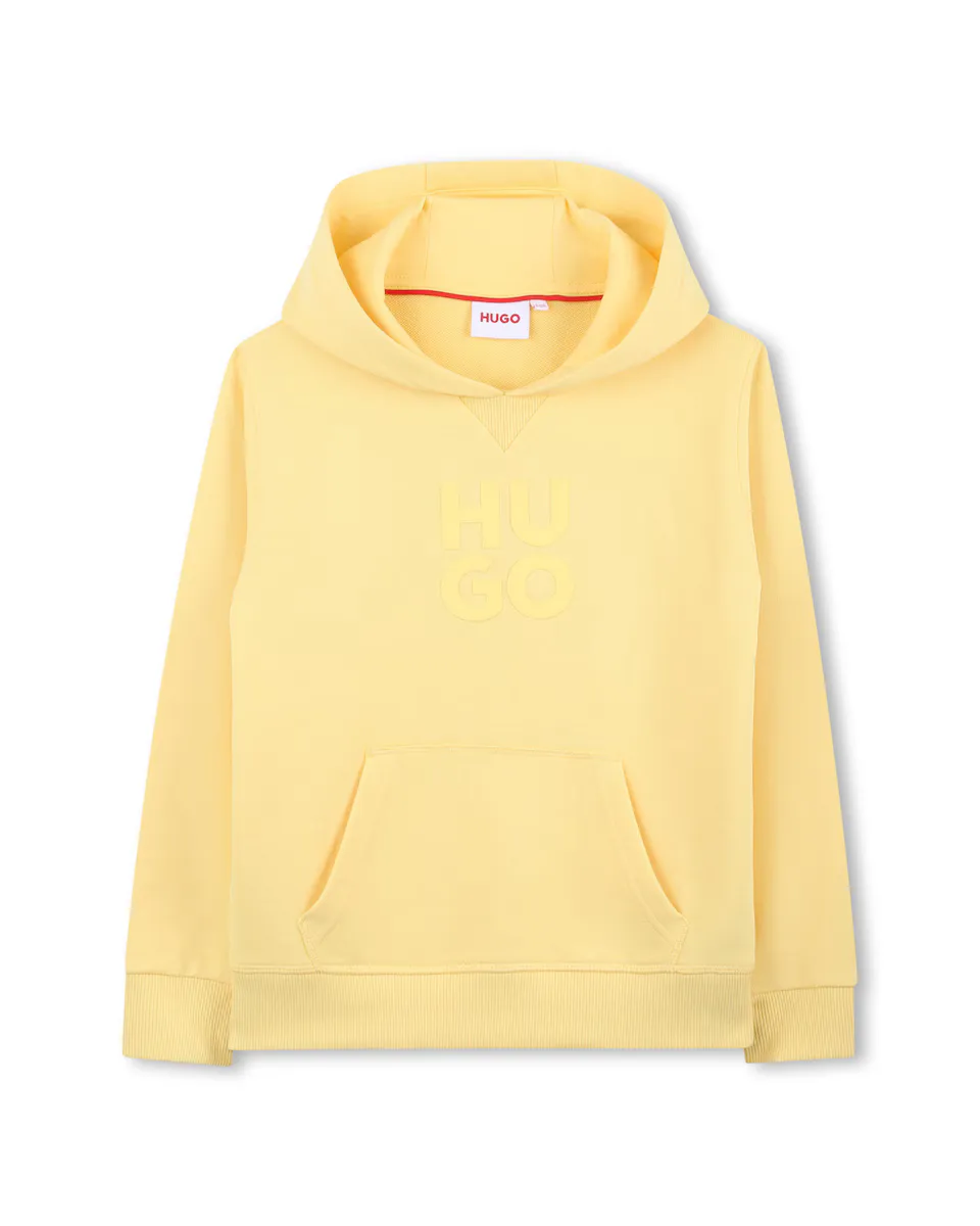 Толстовка для мальчика с карманом кенгуру Hugo, жёлтый
Толстовка для мальчика с карманом кенгуру Hugo, жёлтый