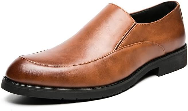 Мужские деловые оксфорды с заостренным носком, слипоны, резиновая подошва, противоскользящие и износостойкие, для свадьбы, прогулок, вождения, повседневной носки Zestrelax, коричневый
Мужские деловые оксфорды с заостренным носком, слипоны, резиновая подошва, противоскользящие и износостойкие, для свадьбы, прогулок, вождения, повседневной носки Zestrelax, коричневый