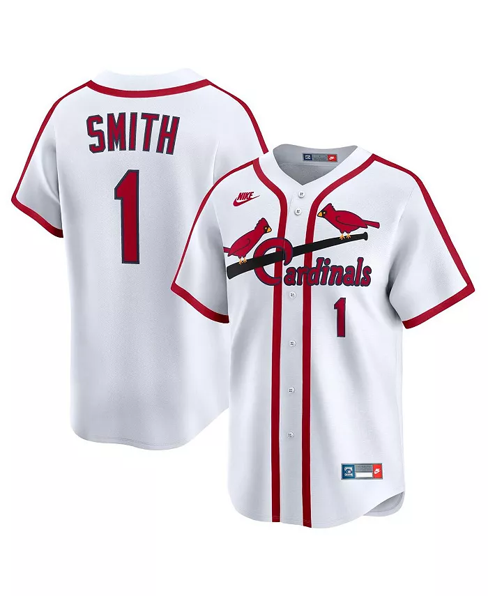 Мужская белая ретро-джерси St. Louis Cardinals Ozzie Smith из ограниченной коллекции Cooperstown Collection Nike
Мужская белая ретро-джерси St. Louis Cardinals Ozzie Smith из ограниченной коллекции Cooperstown Collection Nike