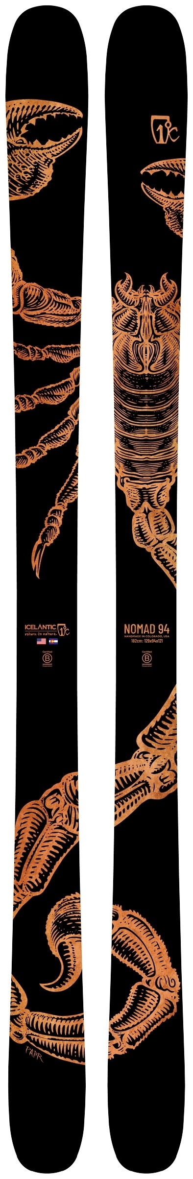 Новые лыжи Icelantic Nomad 94 2026 года, длина 166 см
Новые лыжи Icelantic Nomad 94 2026 года, длина 166 см