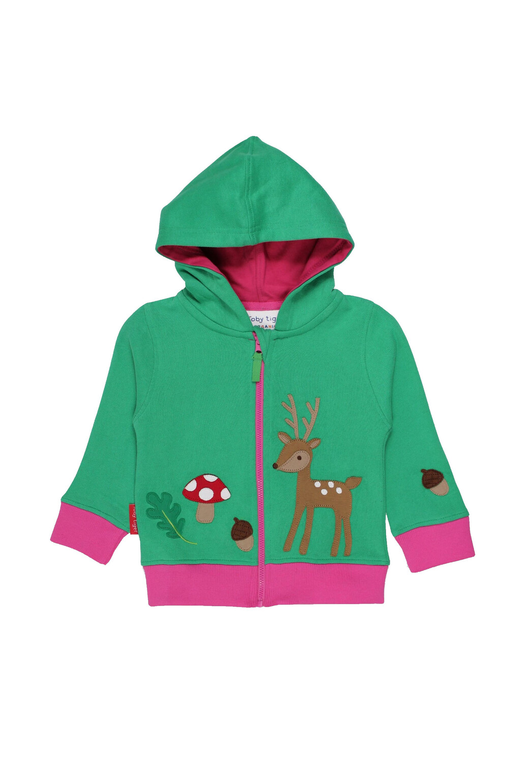 Толстовка Toby Tiger mit Rehkitz Applikation, зеленый
Толстовка Toby Tiger mit Rehkitz Applikation, зеленый