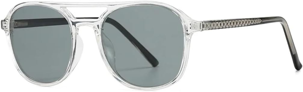 Солнцезащитные очки с защитой UV400 | Круглая оправа, двойная перемычка, цветные линзы | Для женщин и мужчин, для занятий спортом на открытом воздухе и вождения LXLHWN, Clear
Солнцезащитные очки с защитой UV400 | Круглая оправа, двойная перемычка, цветные линзы | Для женщин и мужчин, для занятий спортом на открытом воздухе и вождения LXLHWN, Clear