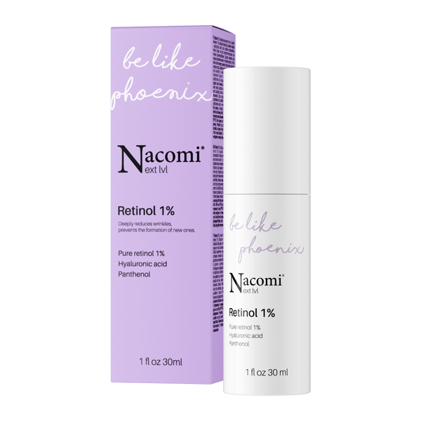 Ретинол 1%, 30мл Nacomi Next level
Ретинол 1%, 30мл Nacomi Next level