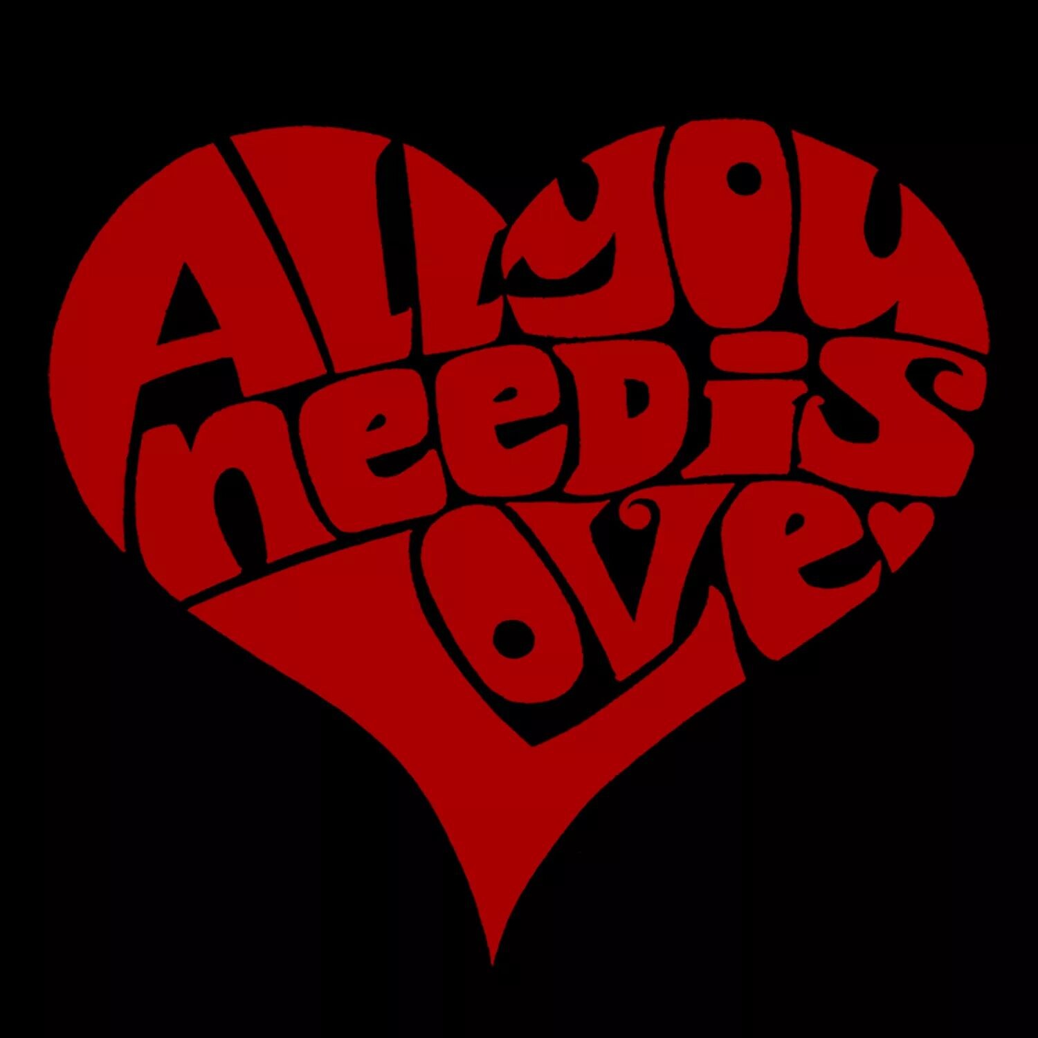 Все, что тебе нужно, это любовь — мужская футболка с надписью Word Art LA Pop Art, черный
Все, что тебе нужно, это любовь — мужская футболка с надписью Word Art LA Pop Art, черный