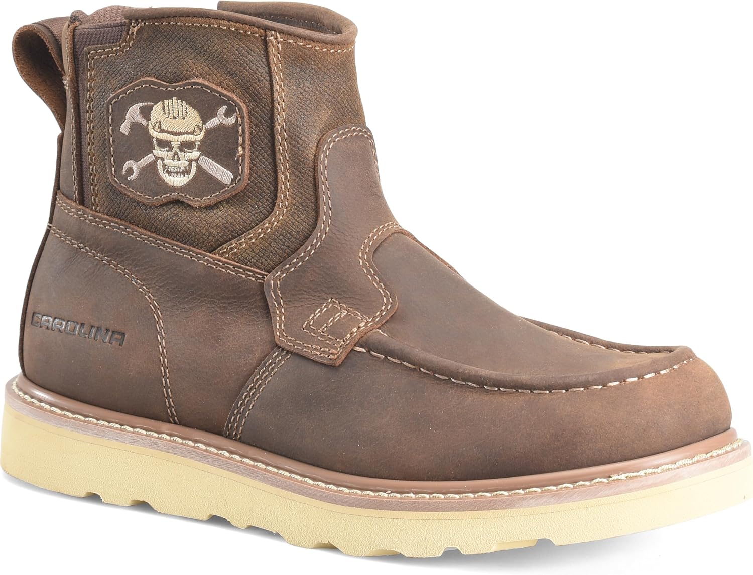 Мужские ботинки Carolina Flatiron с 15 см верхом, носок-мокасин, на стойкой к скольжению подошве и с амортизирующей стелькой, черный
Мужские ботинки Carolina Flatiron с 15 см верхом, носок-мокасин, на стойкой к скольжению подошве и с амортизирующей стелькой, черный